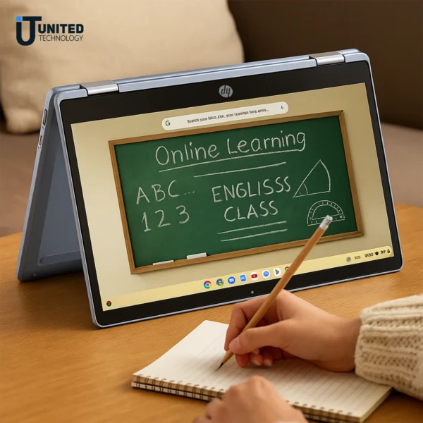 Slim Chromebook x360 for Class or Work Anywhere