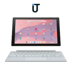 Side view of ASUS Chromebook CM30 open in tablet mode