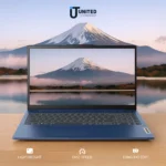 Side profile of Lenovo IdeaPad Slim 3 in Abyss Blue