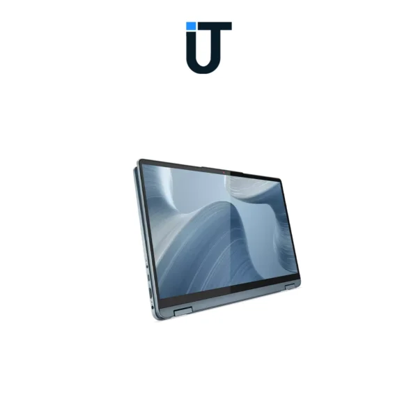 Lenovo Flex 5i 14" laptop open in tent mode