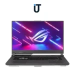 Side profile of ASUS ROG G15 showing cooling vents and USB ports