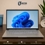 ASUS Vivobook 17.3-inch laptop with Intel Core i3 processor in silver