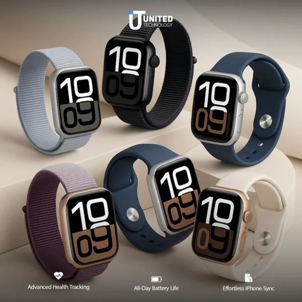 Apple Series 10 smartwatch display close-up featuring sleep tracking and fitness apps – Florida shoppers' favorite