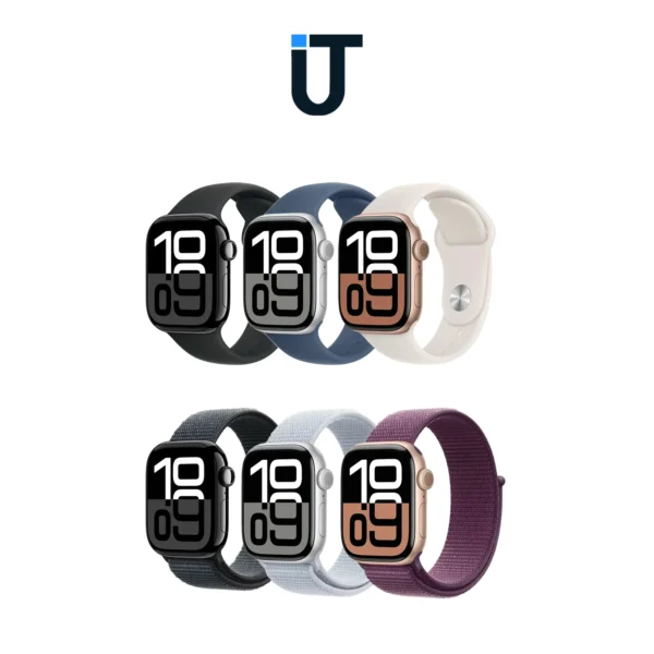 Series 10 Apple Watch in Rose Gold showing active heart rate tracking – available in Florida