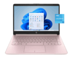 HP Stream 14 with Windows 11 and 64GB eMMC – vibrant student-ready device