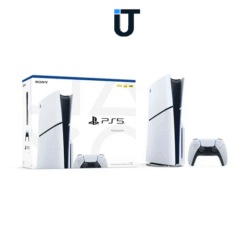 PlayStation 5 console slim disc edition with DualSense controller