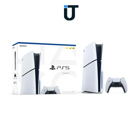 PlayStation 5 console slim disc edition with DualSense controller