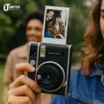 Fujifilm Instax Mini 40 with printed photos – Instax Mini 40 film loading display – United Tech Deals Georgia