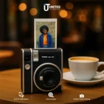 Instax Mini 40 side view showing compact Fujifilm Instax 40 build – United Tech Deals Alabama