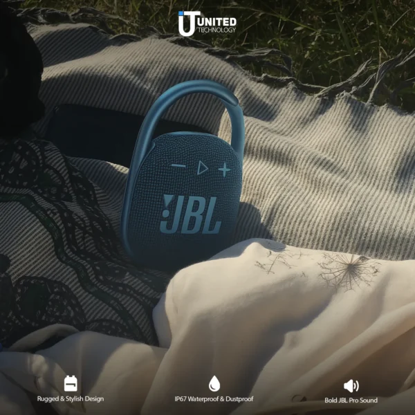 JBL Clip 4 Speaker – Small Size, Big Sound | Ships to Georgia