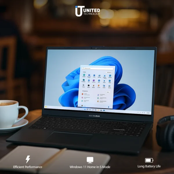 ASUS Vivobook Go 15.6 Black Laptop – Buy Now at United Tech Deals