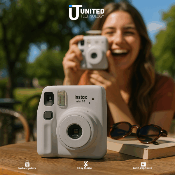 Fujifilm Instax Mini SE bundle with gray instant camera – United Tech Deals Florida