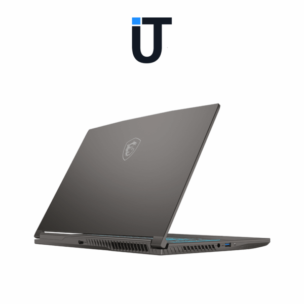 Competitive setup featuring MSI 3050 laptop with dual monitors