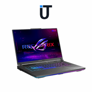 ASUS ROG Strix G16 Eclipse Gray laptop with RGB keyboard