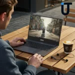 Top view of MSI Thin Series laptop with MSI core i5 processor