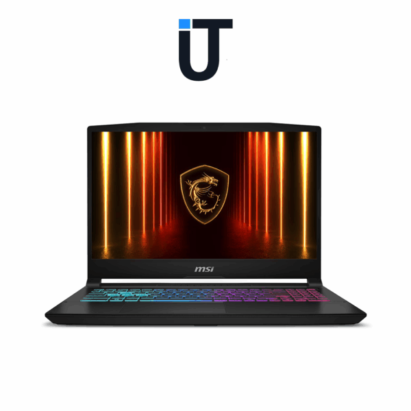 MSI Katana 15 HX gaming laptop front view with QHD 165Hz screen