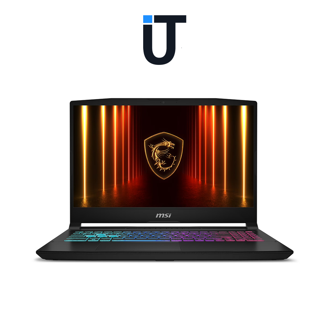 MSI Katana 15 HX gaming laptop front view with QHD 165Hz screen