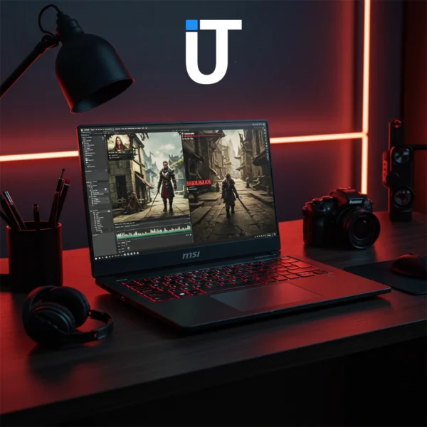 QHD gaming laptop with 1TB SSD MSI Katana HX performance view