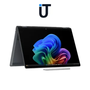 Open HP OmniBook X Flip 16 in laptop mode with 16-inch display