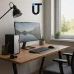 hp omnidesk in Meteor Silver finish for professional workspaces